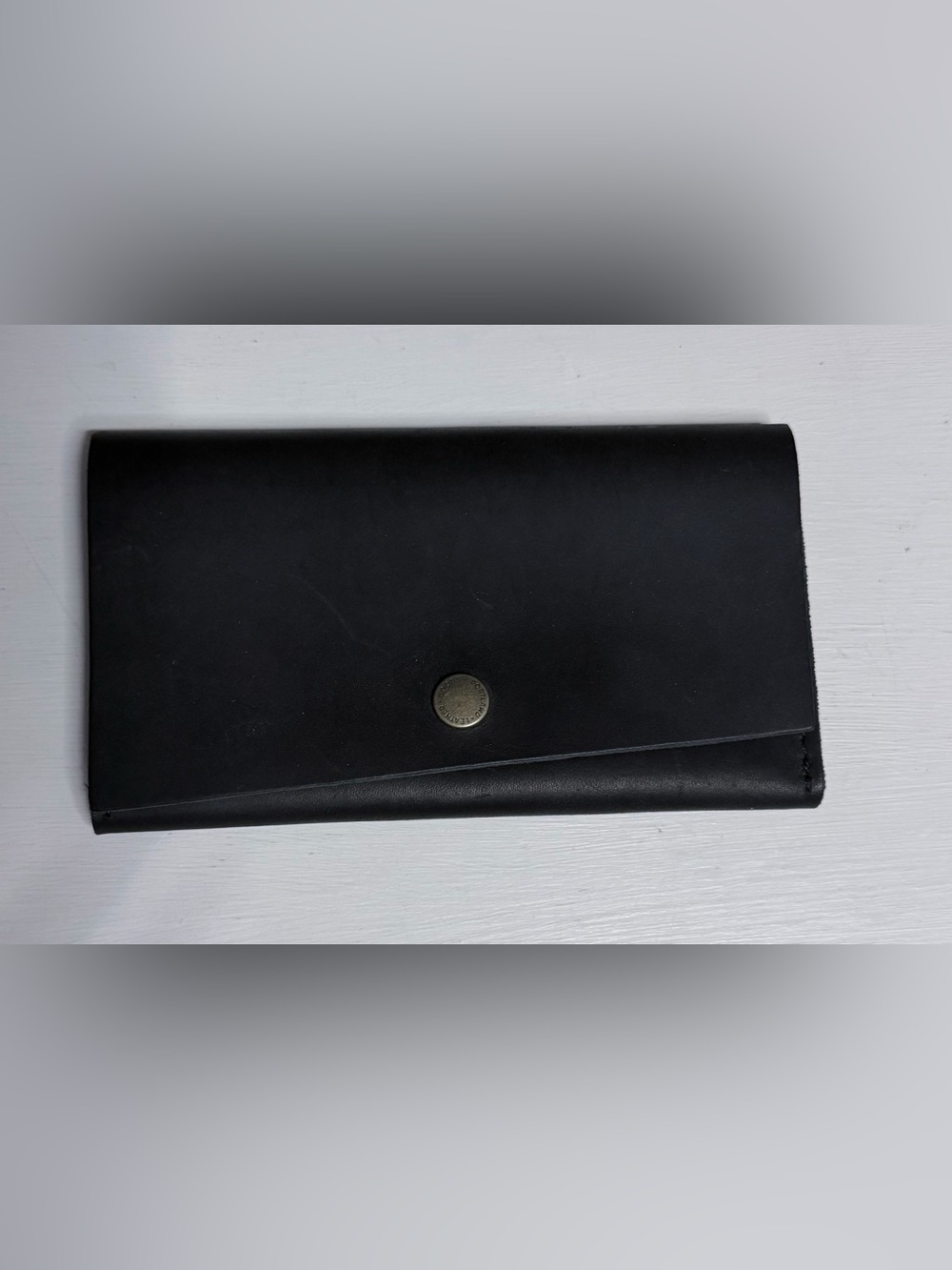 NEW! Portland Leather Goods Ranger Wallet Clutch Handmade Black
